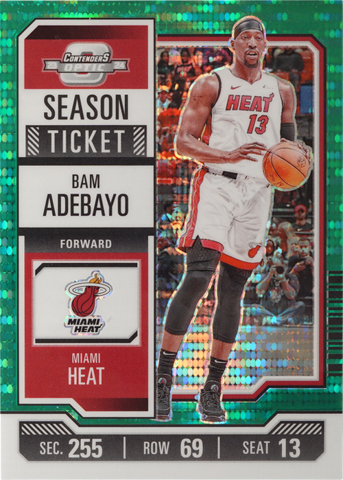 Bam Adebayo trading card