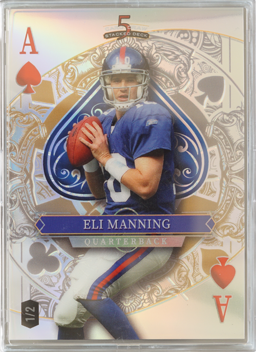 Eli Manning trading card