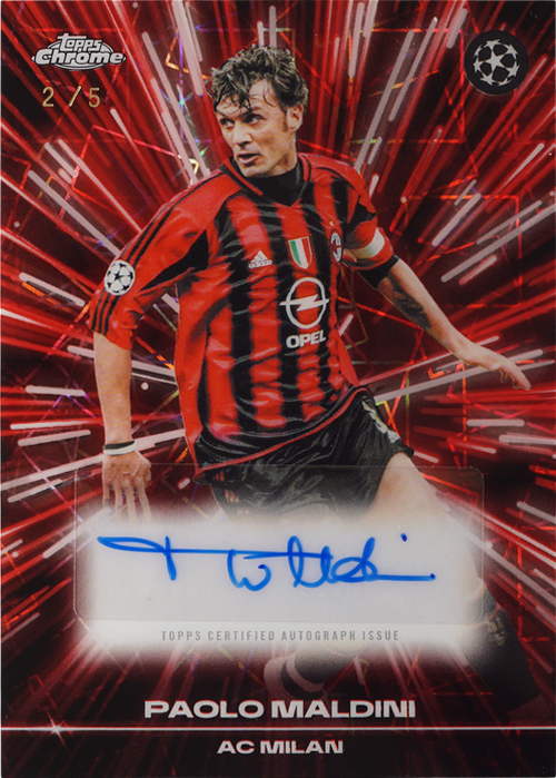 Paolo Maldini trading card