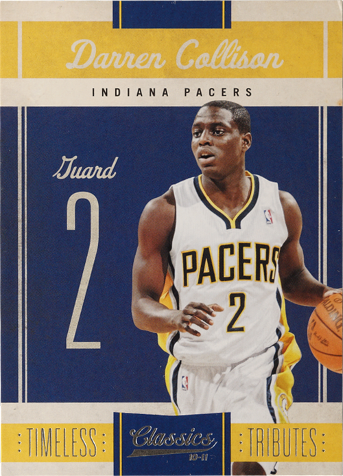 Darren Collison trading card