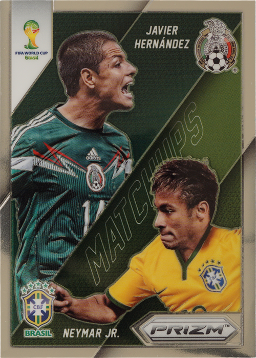 Javier Hernandez / Neymar Jr. trading card