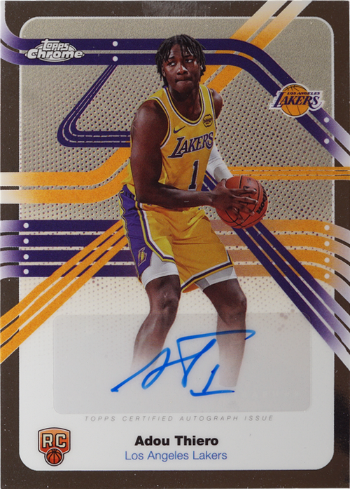 Adou Thiero trading card