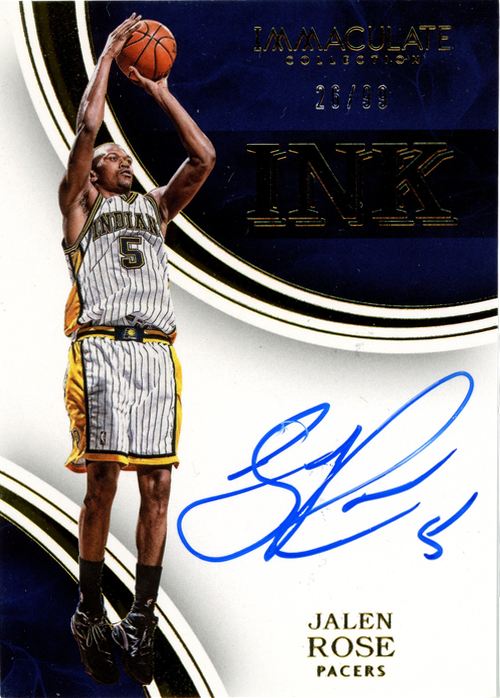 Jalen Rose trading card