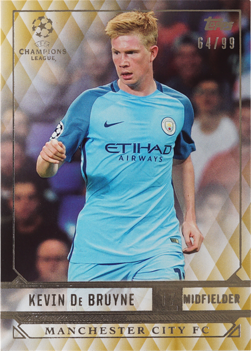 Kevin De Bruyne trading card
