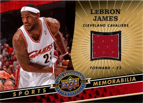 LeBron James trading card