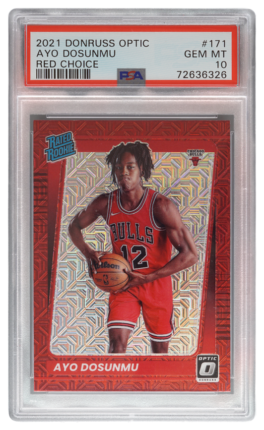 Ayo Dosunmu trading card