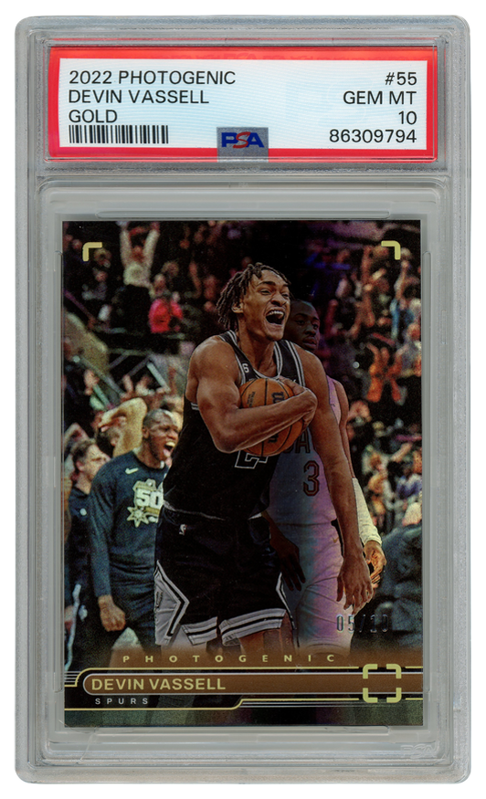 Devin Vassell trading card