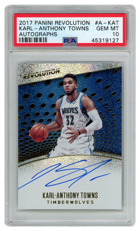 Karl-Anthony Towns trading card