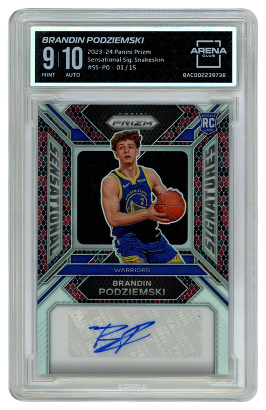 Brandin Podziemski trading card