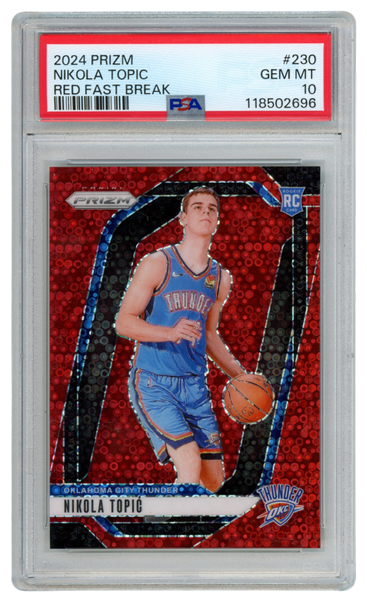 Nikola Topic trading card