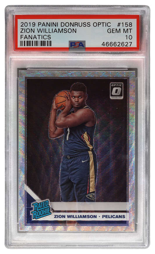 Zion Williamson trading card
