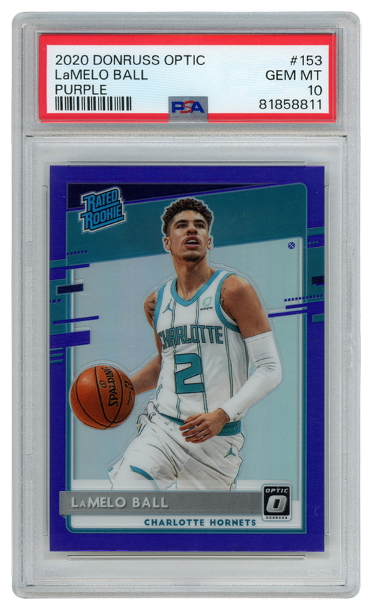 LaMelo Ball trading card