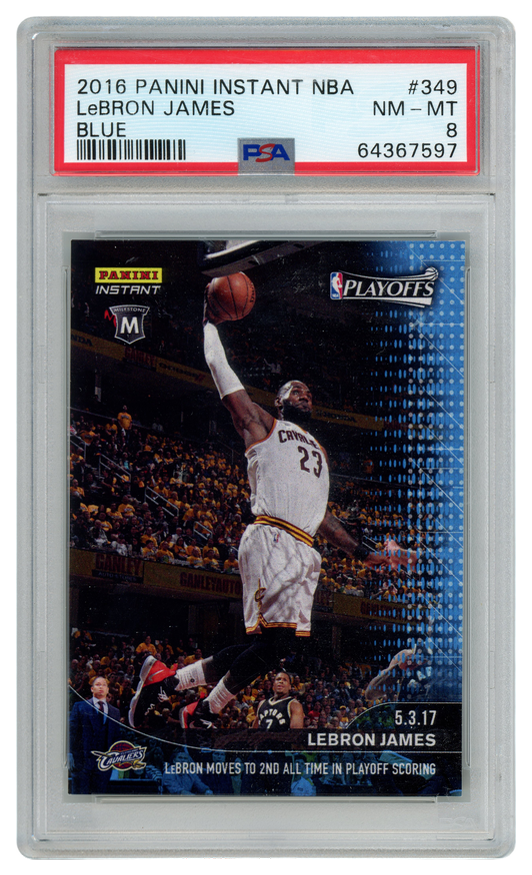 Lebron James trading card