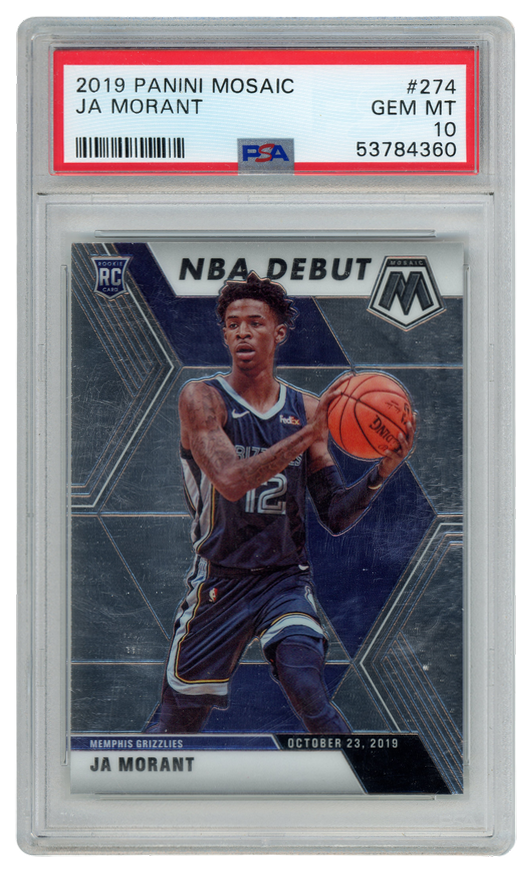 Ja Morant trading card