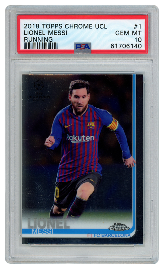 Lionel Messi trading card