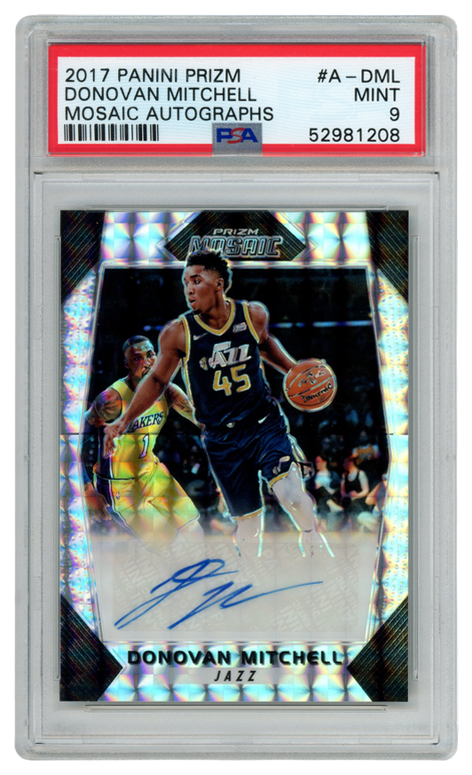 Donovan Mitchell trading card