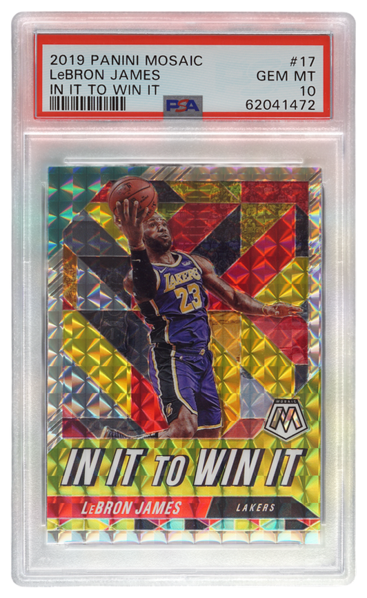 LeBron James trading card