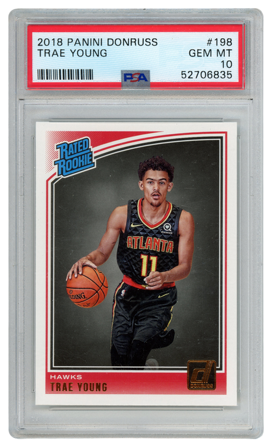 Trae Young trading card
