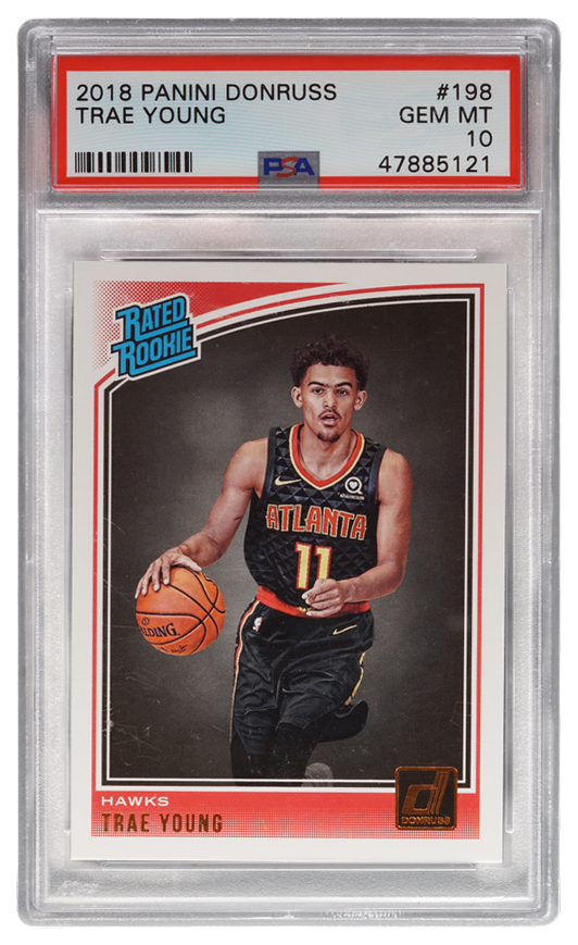 Trae Young trading card