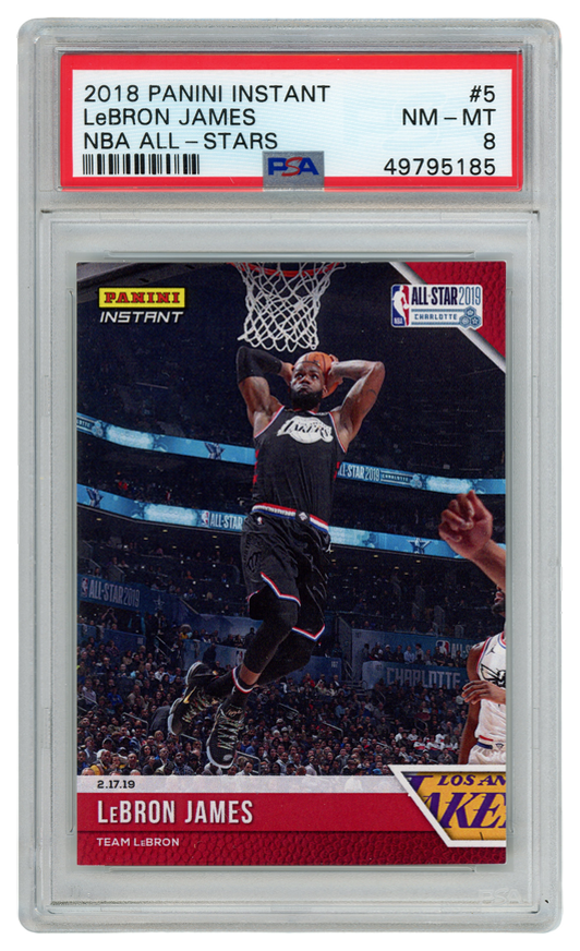 Lebron James trading card