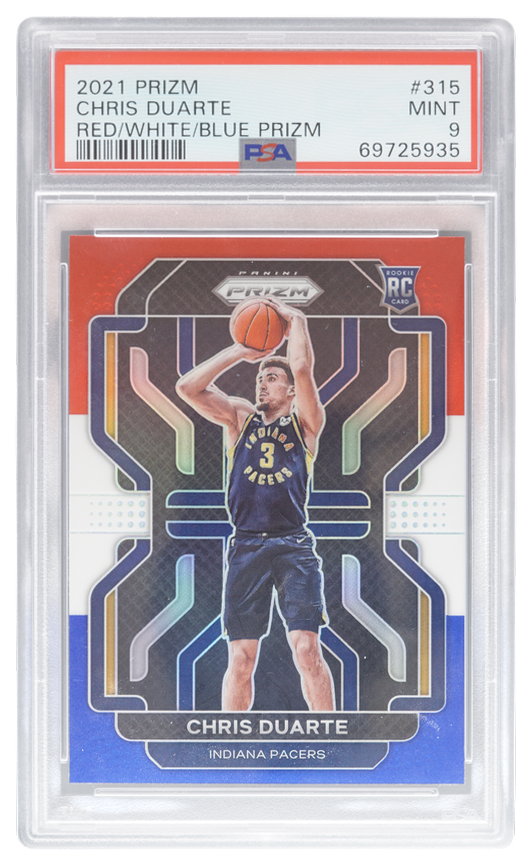 Chris Duarte trading card