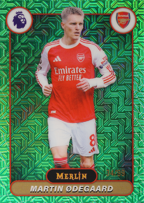 Martin Ødegaard trading card