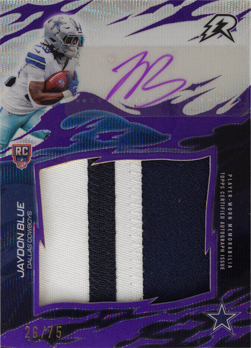 Jaydon Blue trading card