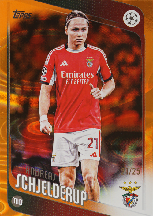 Andreas Schjelderup trading card