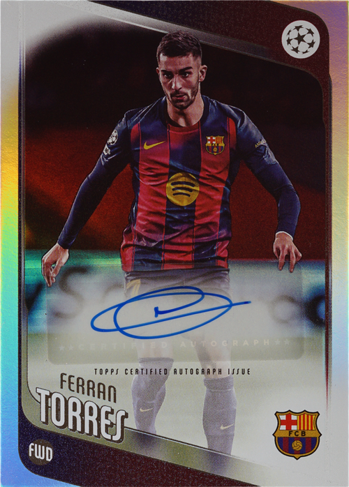 Ferran Torres trading card