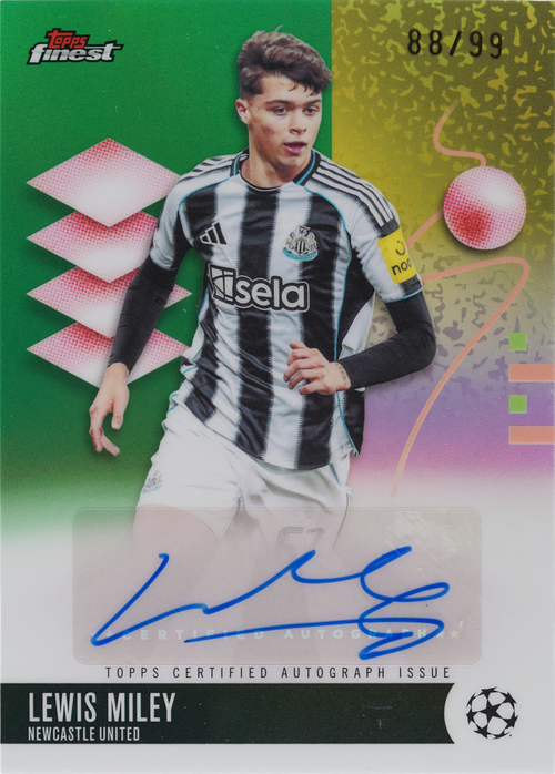 Lewis Miley trading card