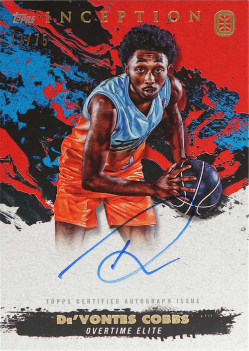 De'Vontes Cobbs trading card