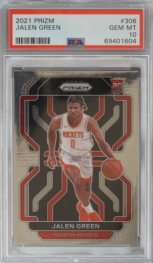 Jalen Green trading card