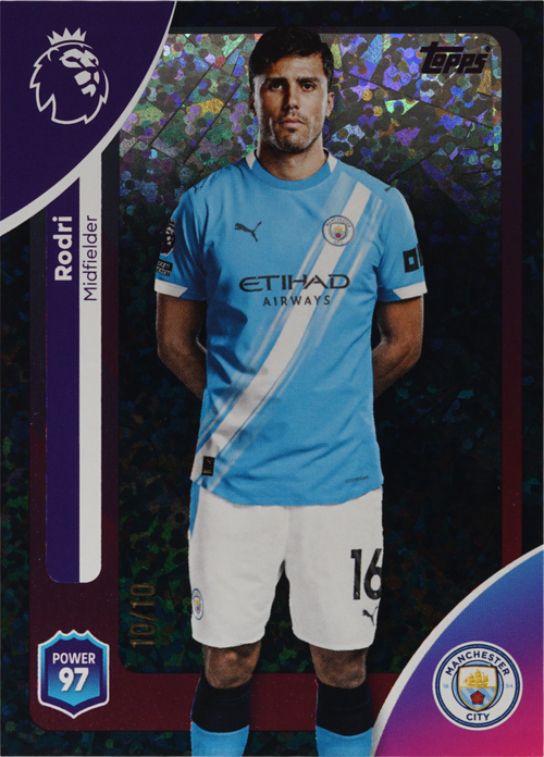 Rodri trading card