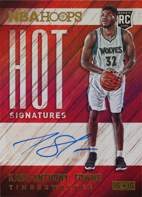 Karl-Anthony Towns trading card