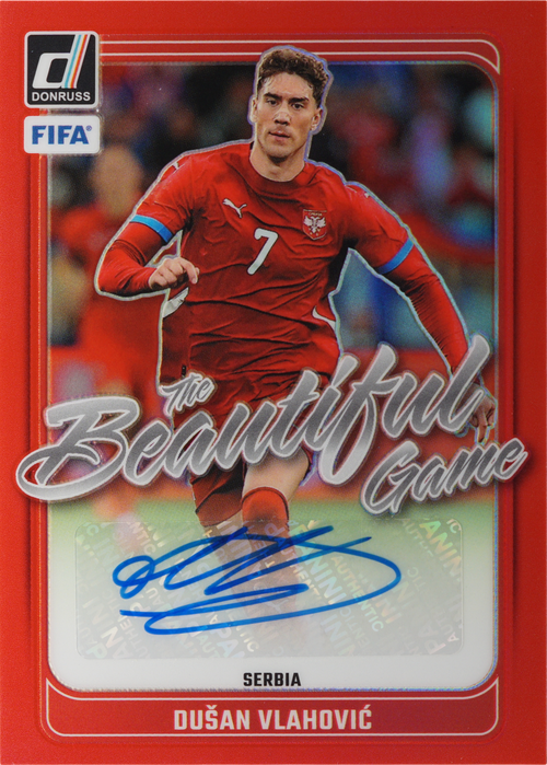 Dusan Vlahovic trading card