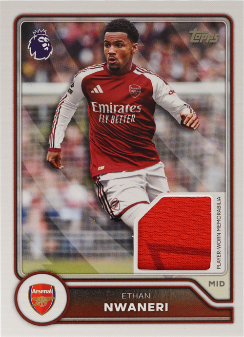 Ethan Nwaneri trading card
