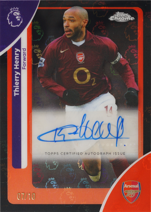 Thierry Henry trading card