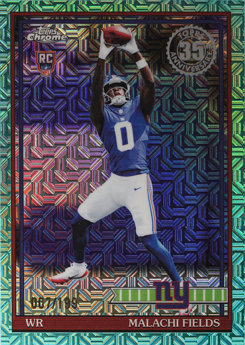 Malachi Fields trading card