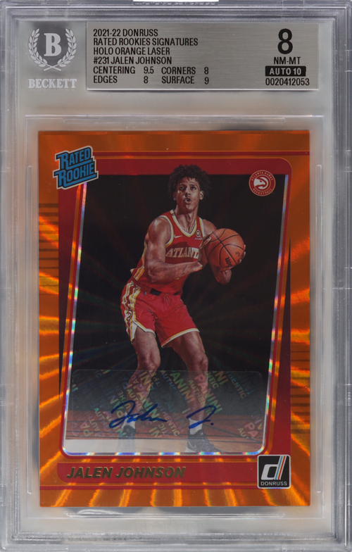 Jalen Johnson trading card