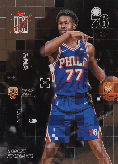 VJ Edgecombe trading card