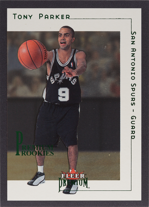 Tony Parker trading card