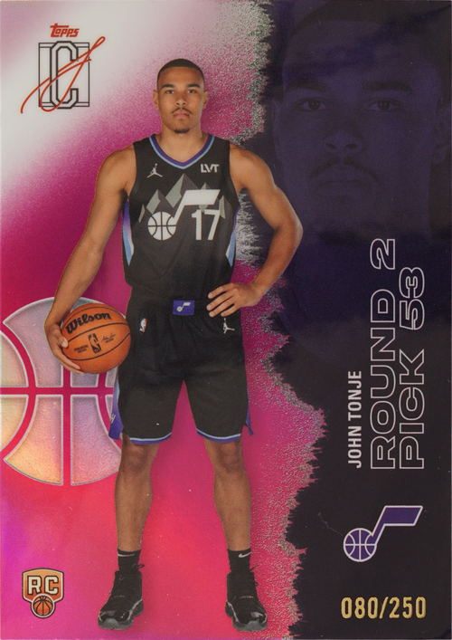 John Tonje trading card