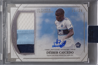 Déiber Caicedo trading card
