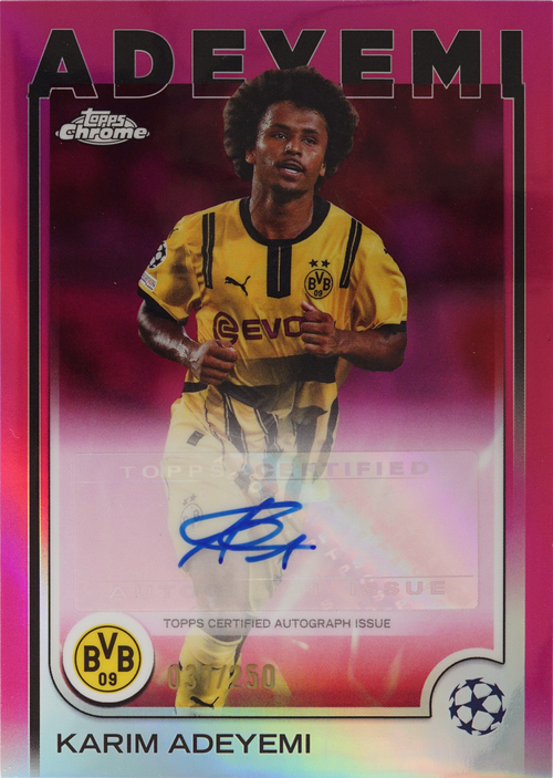 Karim Adeyemi trading card