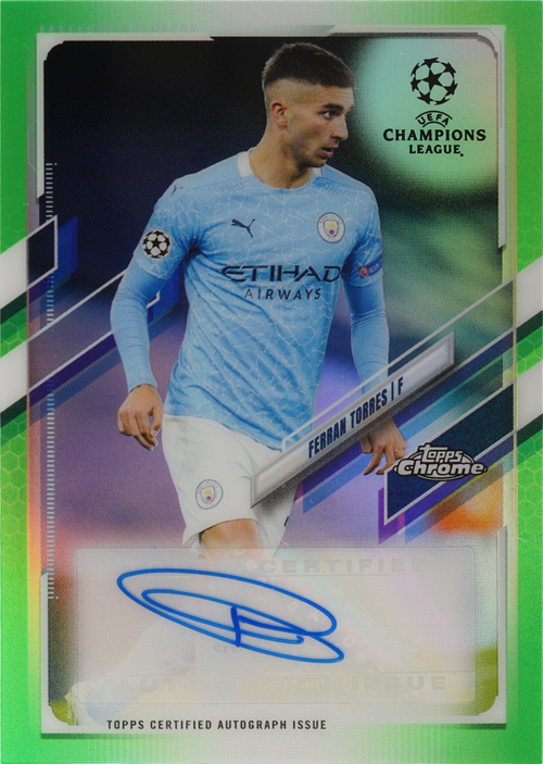 Ferran Torres trading card