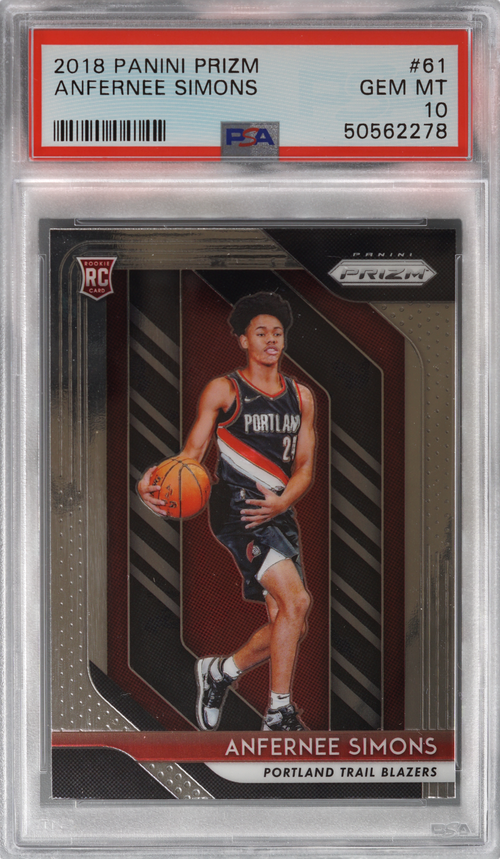 Anfernee Simons trading card