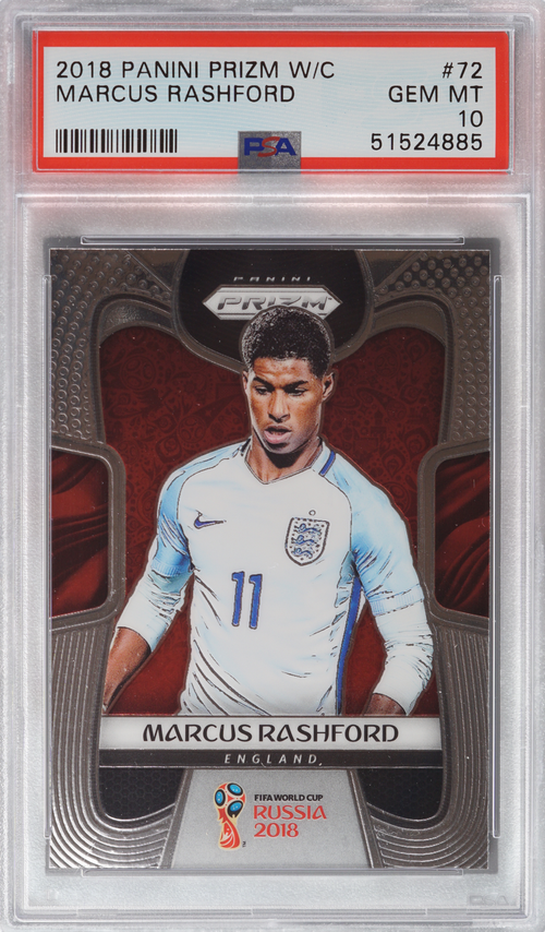 Marcus Rashford trading card
