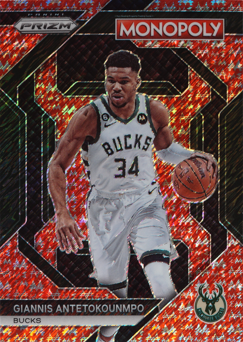 Giannis Antetokounmpo trading card