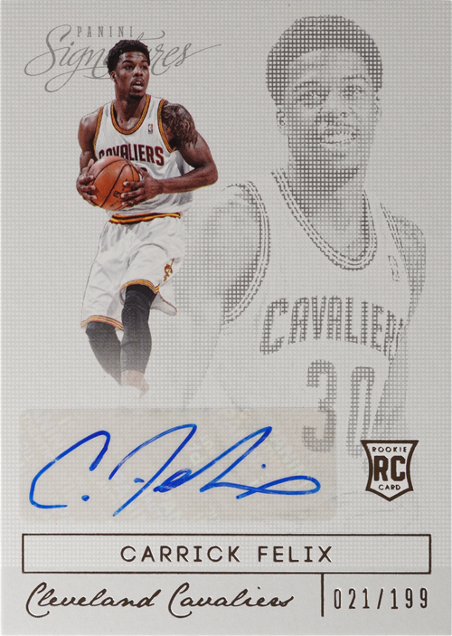 Carrick Felix trading card