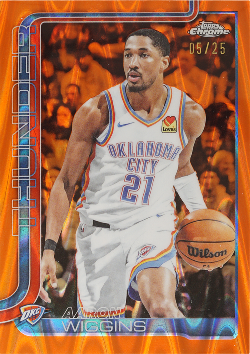 Aaron Wiggins trading card